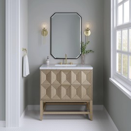 Emmeline 36" (Vanity Only Pricing) in Pebble Oak